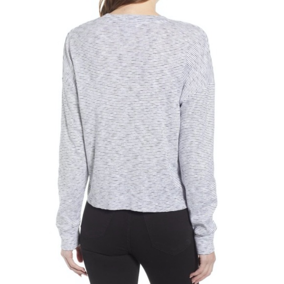 Topshop | “All The Love” Embroidered Striped VSCO Retro Vibes Long Sleeve Shirt - Picture 2 of 11